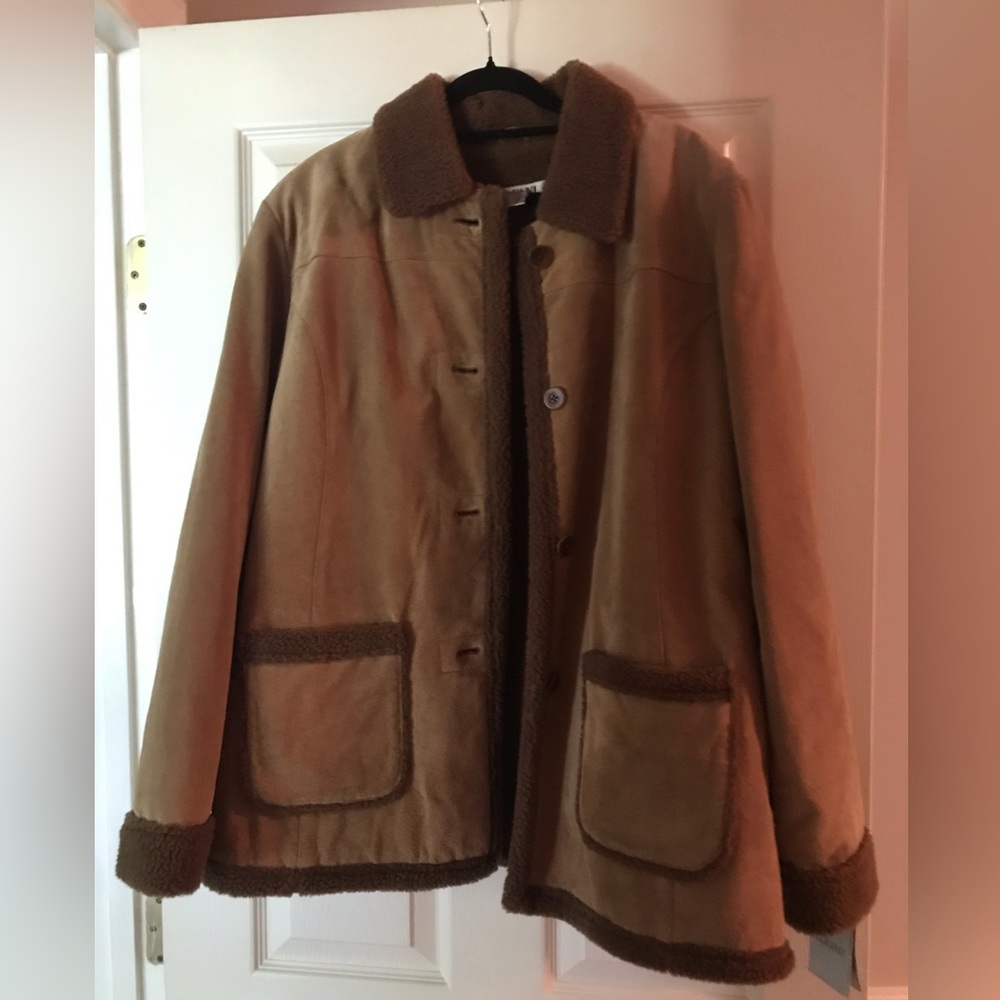 NWT Unisex Alfani Outerwear Genuine Leather Jacket